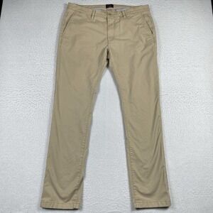 Untuckit Pants Mens 36x34 (Actual 36x32) Tan‎ Straight Casual Preppy Work Office